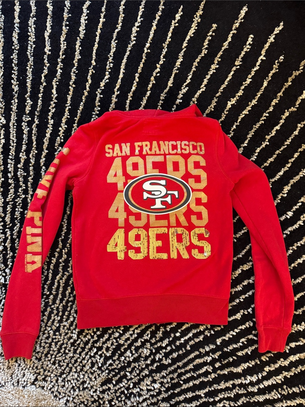 Rare! VS PINK 49ers '46 Zip-Up Hoodie